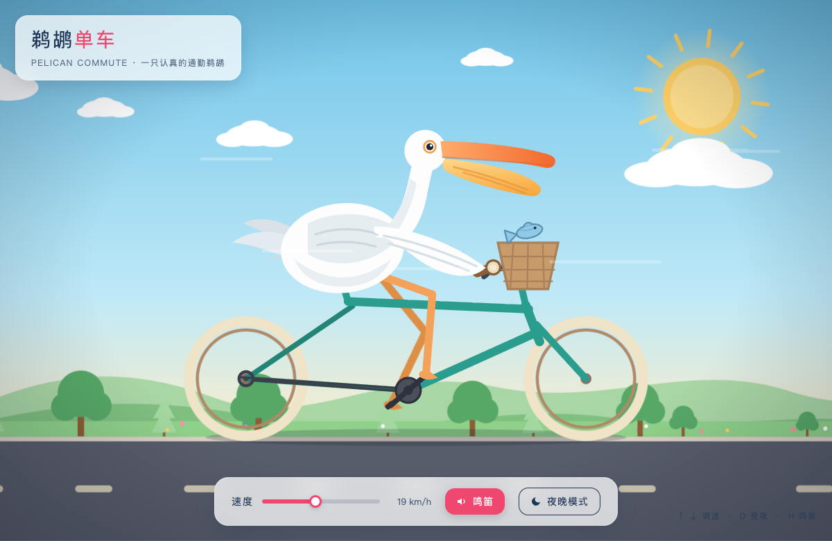 鹈鹕单车:原始输出预览